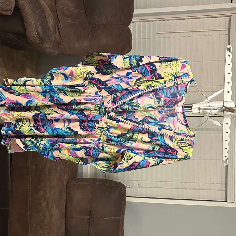 Tropical Floral Dress